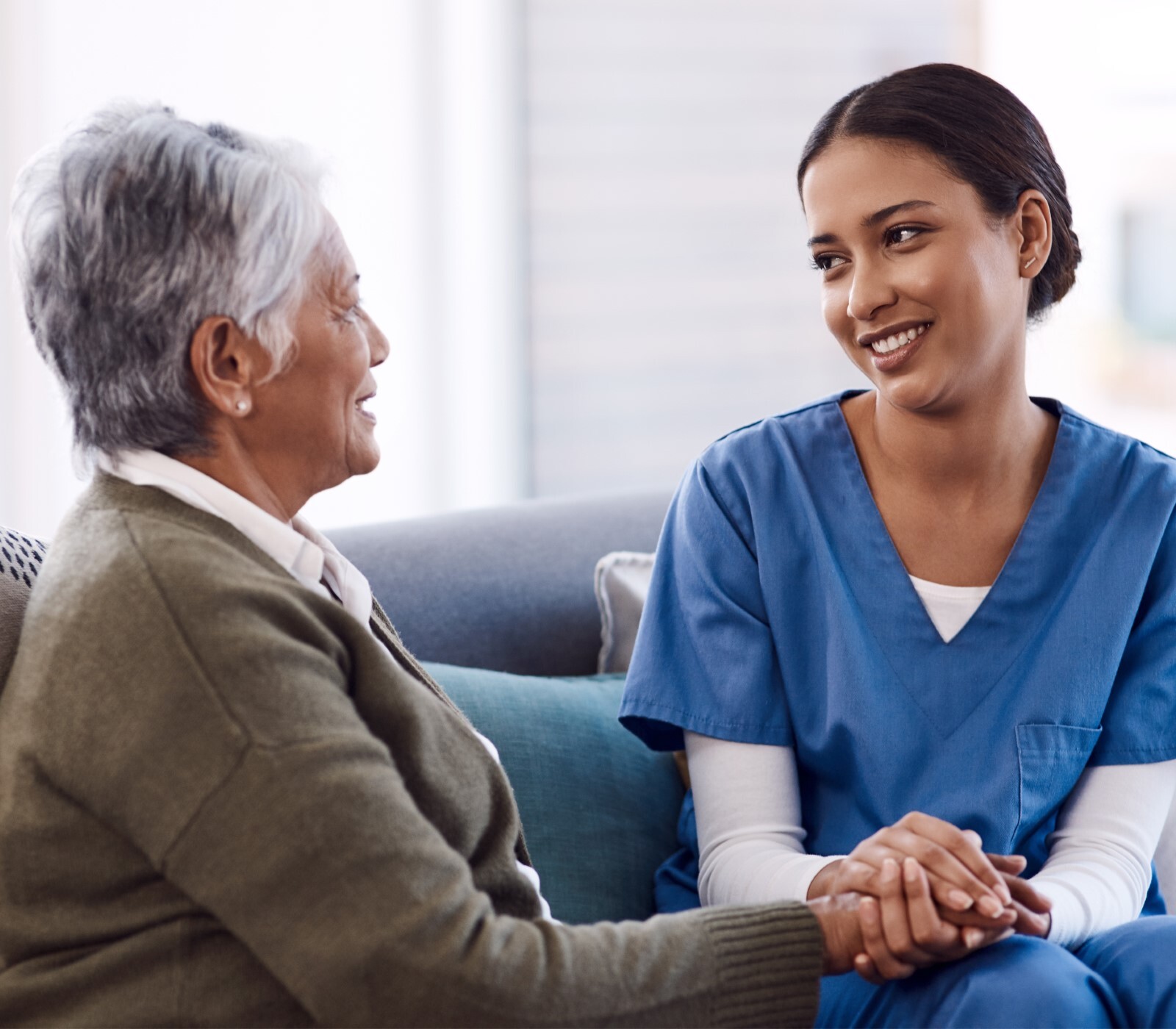 Picture of Nurse with Elderly Patient