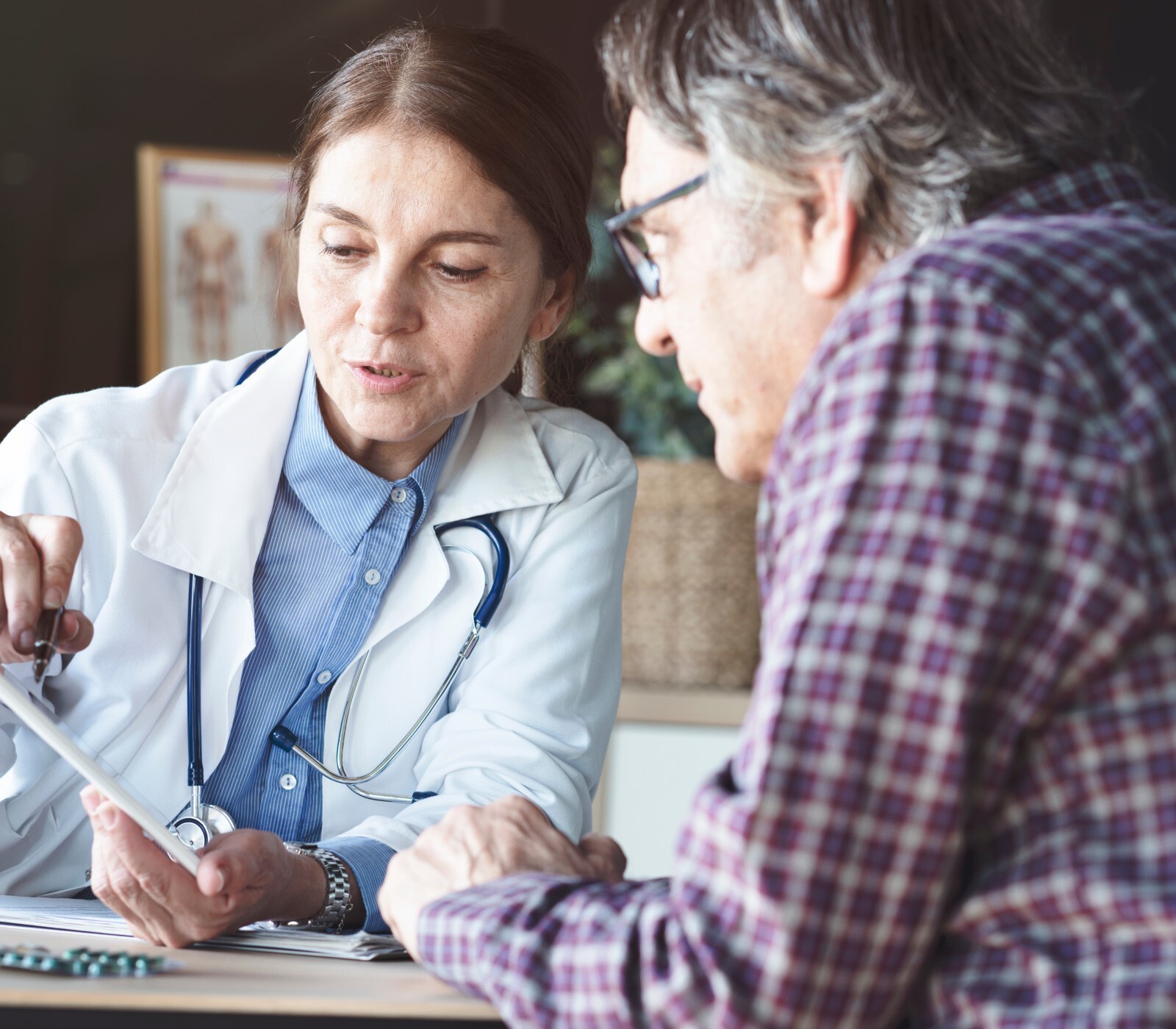 Picture of Doctor with Elderly Patient